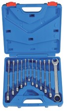 Ratschen-Ring / Gabelschlüssel-Satz VARIOPLUS, 12-tlg. CV-Stahl feinverzahnt