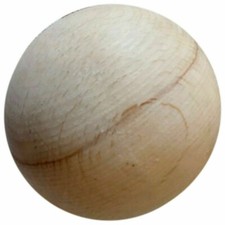 Holzkugel Buche ohne Loch Ø 15-20-25-30-35-40-45-50-60-70-80 oder 90 mm