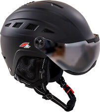 F2 Snowboardhelm ## F2 HELMET ## mit Visir / Schwarz / S/(M) 47 cm