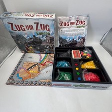 Zug um Zug Europa Asmodee Days of Wonder Brettspiel Vollständig
