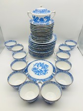 Tuppack Tiefenfurt Chinablau Service 38 Teile Blau Weiß Porzellan ?