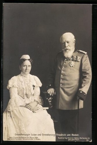 Grossherzogin luise und - ak,