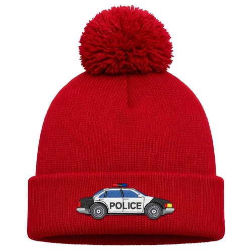 Bestickte polizeiauto - bestickte,