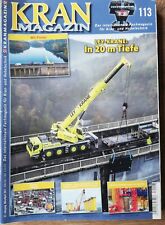 Kran Magazin Nr. 113, April 2017, Liebherr, Demag, Tadano, Terex, Manitowoc 
