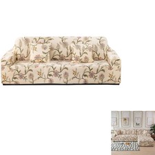 Sofabezug, Sofahusse, Ecksofa, 1/2/3/4 Sitzer, Blumen, Stretch, waschbar