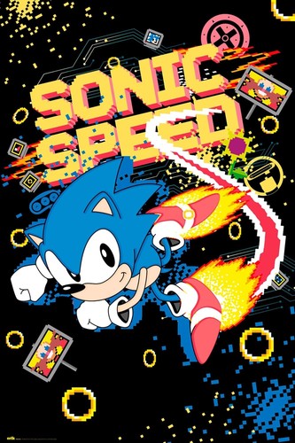 Erik poster sonic speed - erik,