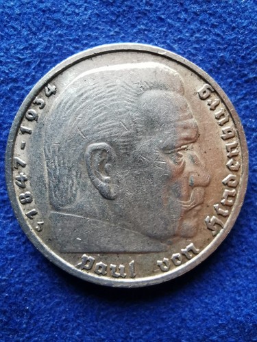 Reichsmark paul von - 5,