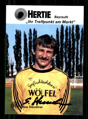Sepp staudtner autogrammkarte - sepp,