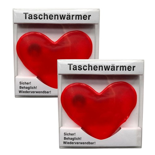2er set taschenwärmer herz - set,