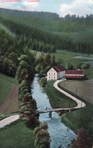 Schlesiertal talmühle - ak, schlesiertal,