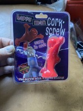 Mülleimer Neuheit Paladone Happy Man rot Kunststoff tragbar frech Korkenzieher