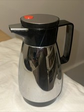 Dr. Zimmermann Rotpunkt Thermoskanne Isolierkanne Design Rido Busse Chrome 1 L