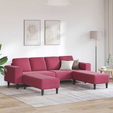 Sofa Set Samt Wohnzimmer Couch