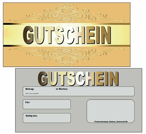 100 geschenkgutscheine - 100,