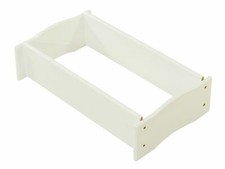 Holzunterbau weiß Erhöhung