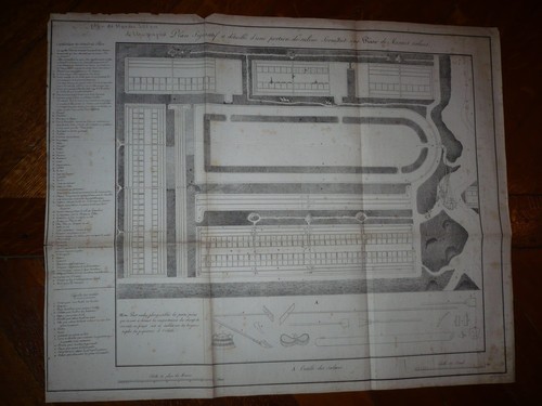Sumpfplan salans lithographie - salans,