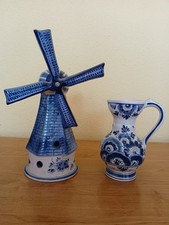 Delfter porzellan krug vase - /,