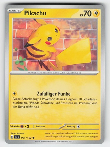 Pikachu 051 162 common - 051/162,