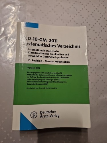 Icd 2011 systematisches - icd-10-gm,