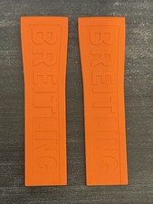 Breitling Orange Diver Pro III Gummiband Für Faltschließe 24-20 Mm