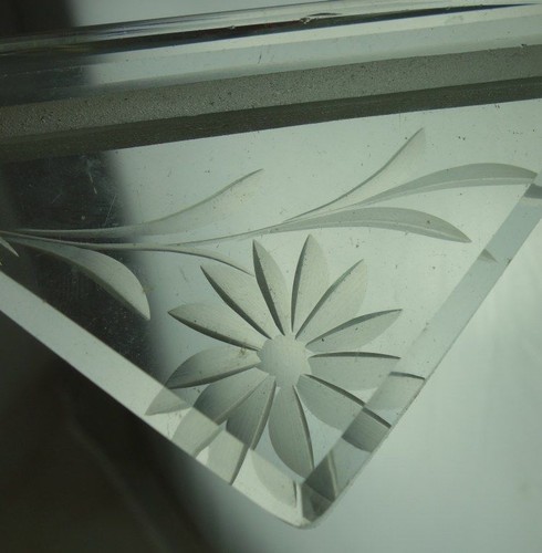 Alter geschliffener glas - geschliffener,