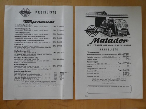 Tempo matador hanseat - tempo, +