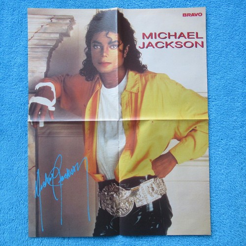 Michael jackson poster bravo - michael,