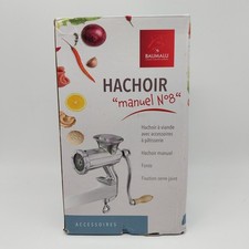 Baumalu - Handbetriebenes Gusseisen-Hackgerät Nr. 8 - Mit Schraubzwinge, 16,5 x 