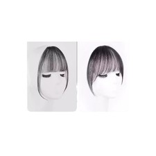 Real Human Hair For FRENCH Style Air CC Bangs Front Lace For WIG Easy to Wear
