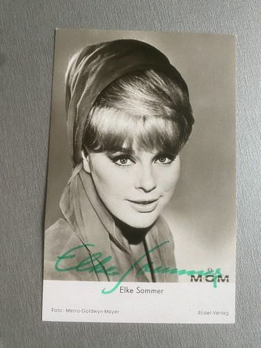 Elke sommer signed original - elke,