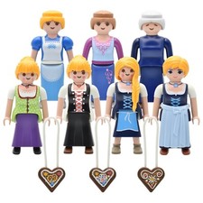 Playmobil Figuren | Bauernmagd | Dirndl | Oktoberfest | Trachten | Maid Kostüm
