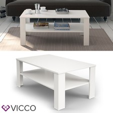 Couchtisch Wohnzimmertisch Beistelltisch Holztisch Weiß 100 x 60 cm Vicco