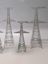 Diorama-Hochspannungs Strommast Model Eisenbahn Gebäude Szene Modell Zubehör Toy