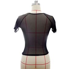 Damen Mesh Transparent Sheer