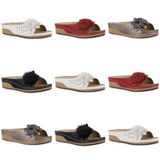 Damen Pantoletten Bequeme