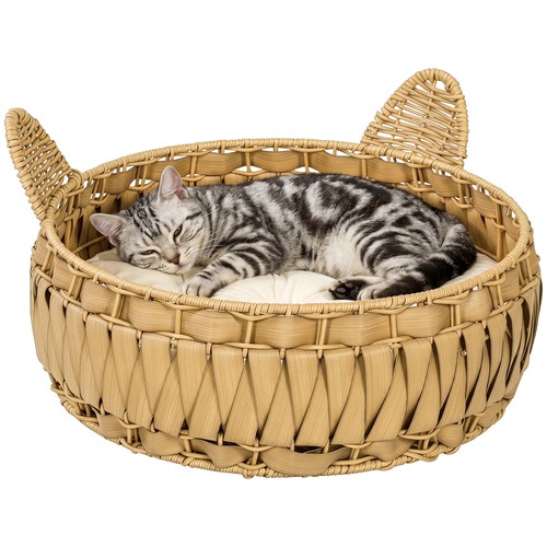 Katzenbett rattan katzenhöhle - katzenbett,