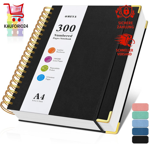Notizbuch liniert 300 - a4,