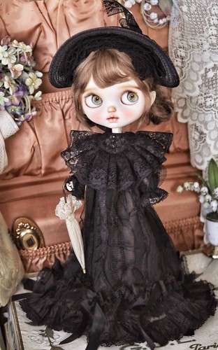 Edwardianisches schwarzes