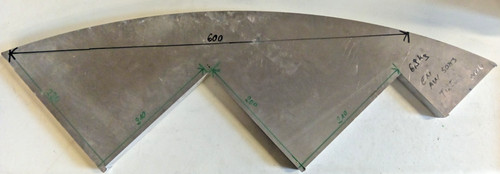 Alu reststück 9kg t - alu-reststück, t=25mm