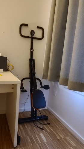 Home exercise bike - home, with