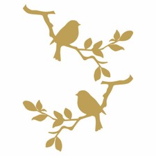 VOGEL AUFKLEBER Deko Sticker