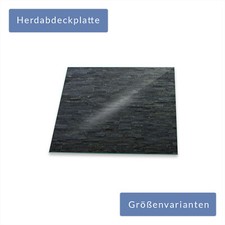 Herdabdeckplatte Abdeckung Ceranfeld Abdeckplatte Schiefer Schwarz Schneidebrett