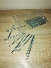 26 Stück Holzschrauben Senkkopfschrauben Schlitz M6 x 100  DIN 97 verzinkt NEU