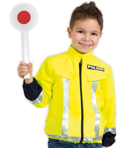 Polizei jacke kinder neongelb - jacke,