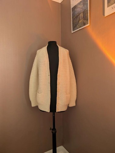 Vintage creme grobstrick - vintage,