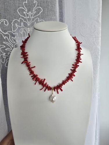 Handgemachte korallenkette mit - korallenkette,