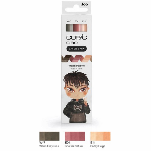 Copic ciao warm palette - copic®,
