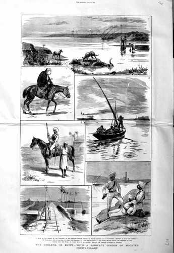 Alter antiker druck 1883 - antiker,
