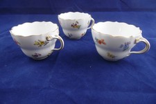 Meissen Porzellantassen 3-tlg