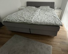 Boxspringbett Polsterbett 200cmx200cm grau